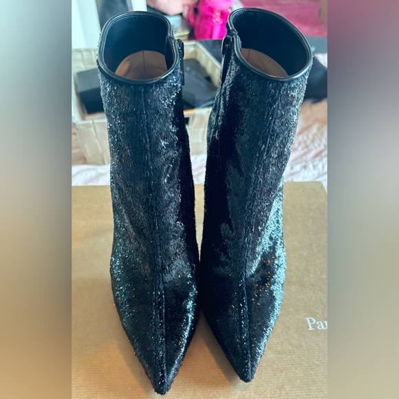 NWT • Christian Louboutin • So Kate 100 Velvet Booties • Black • Size 37 (7) - Picture 6 of 12